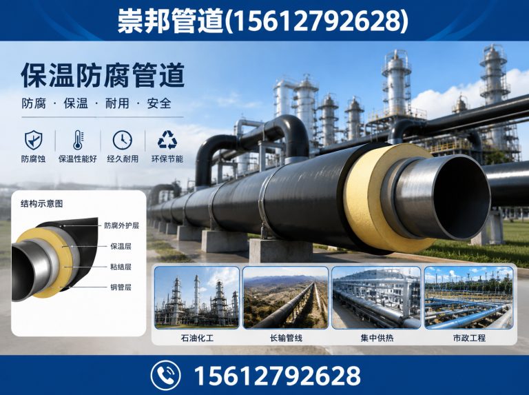 孟村回族自治县保温防腐管道展示图